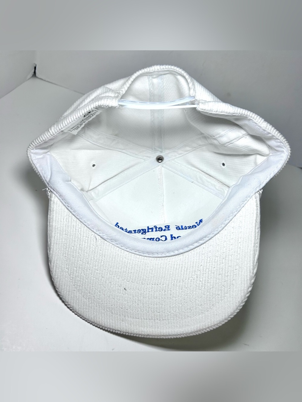Vintage Corduroy Nestle Refrigerated Foods Distribution Trucker Hat View 6